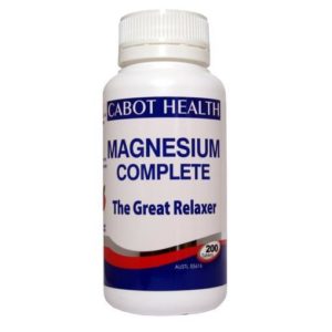 cabot health magnesium complete 200tabs